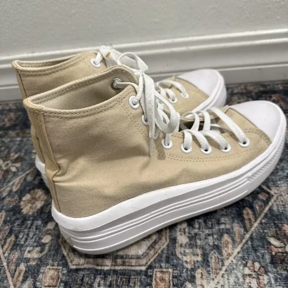 Converse Chuck Taylor All Star Move High Platform Women Shoes Sneakers 8.5 New