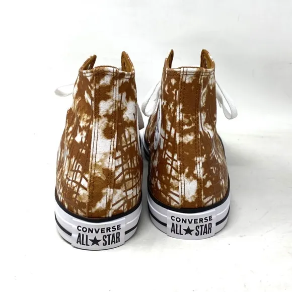 Converse Ctas High Top Shoes Women's Size Canvas White Warm Tan Skate A06004C