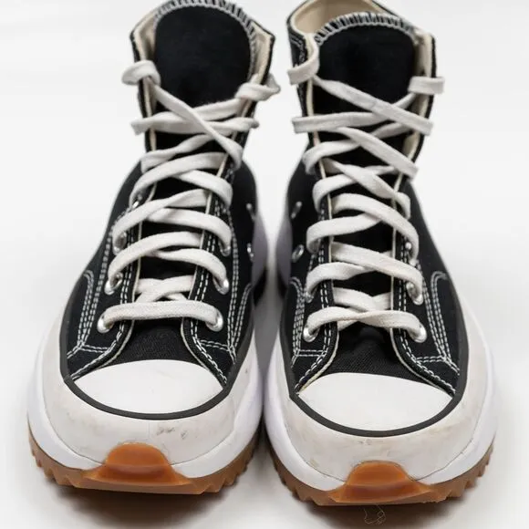 Converse High Top Run Star Hike Canvas platform shoes size 7