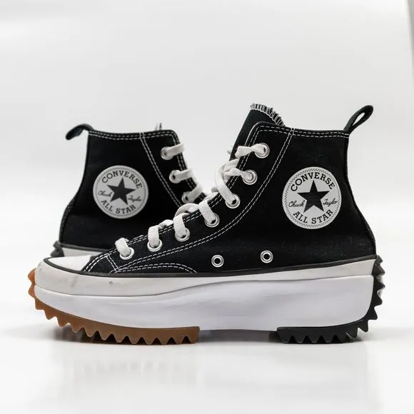 Converse High Top Run Star Hike Canvas platform shoes size 7