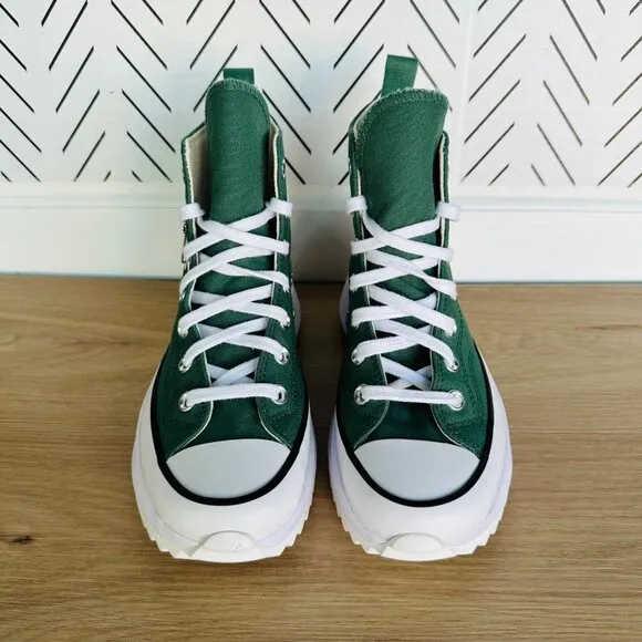 🤩Converse Run Star Hike Platform Sz 5 Men's Shoes Little Flowers Green A11562C