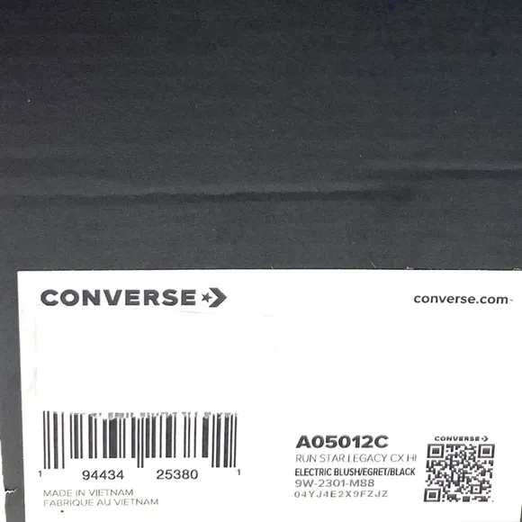 Converse Run Star Legacy CX High Shoes Electrical Pink Canvas Women Size A05012C