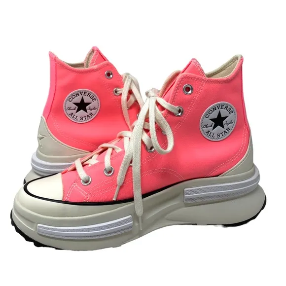 Converse Run Star Legacy CX High Shoes Electrical Pink Canvas Women Size A05012C