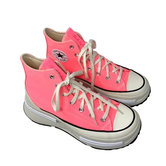 Converse Run Star Legacy CX High Shoes Electrical Pink Canvas Women Size A05012C
