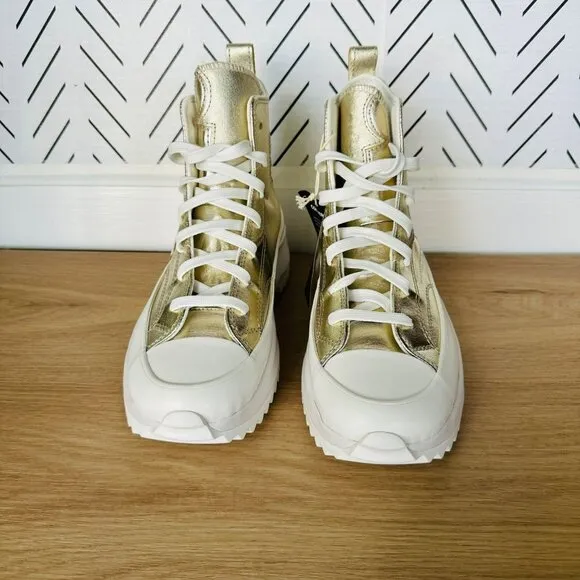 🤩Converse Sz 5.5 Men's Shoes Run Star Hike Hi Platform Western Gold A10333C🤩