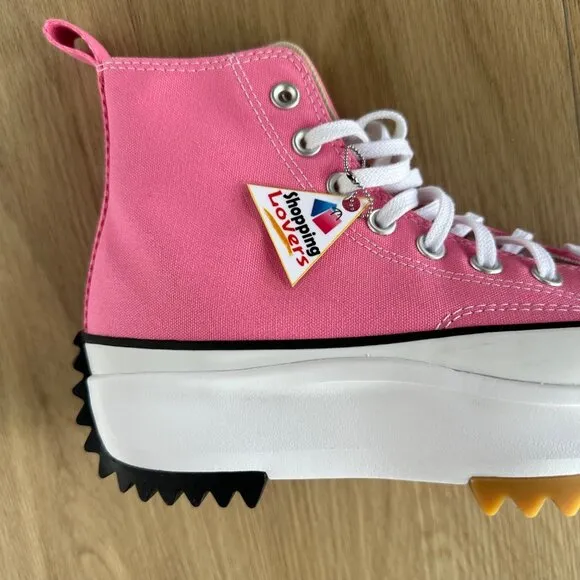 🤩Converse Sz 6.5 Men's Shoes Run Star Hike Pop High Top Sneakers Pink A08735C🤩