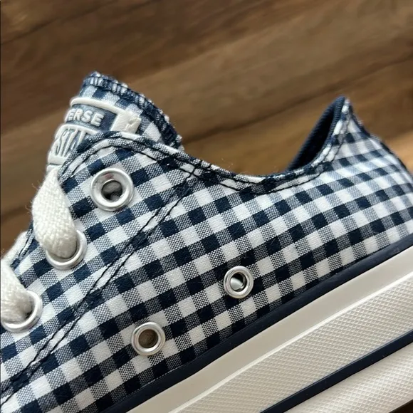 Converse Women's Black and White Checkered Sneakers
