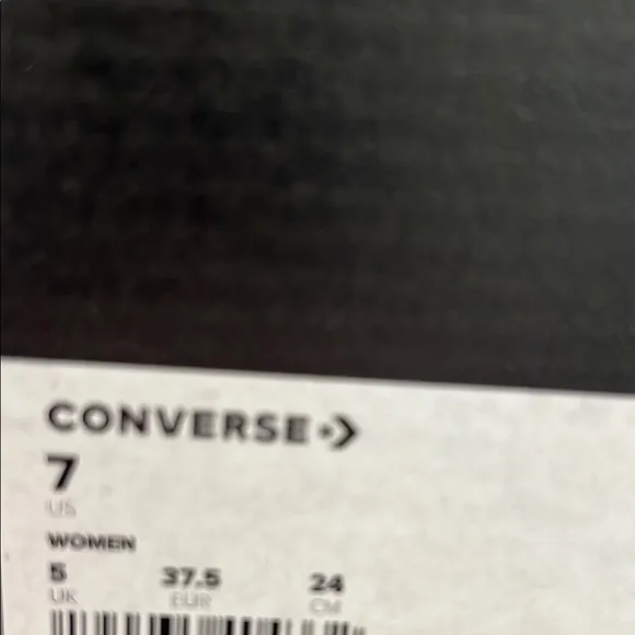 Converse Women's Black and White Checkered Sneakers
