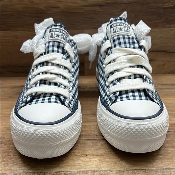 Converse Women's Black and White Checkered Sneakers