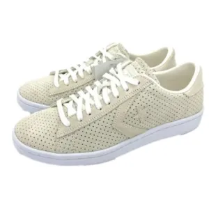 Converse Women’s Pro Leather Suede Egret/White Shoes Sneakers New