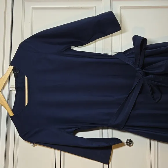 COS Sculpted Cotton Belted Pocket Midi Modern Dress