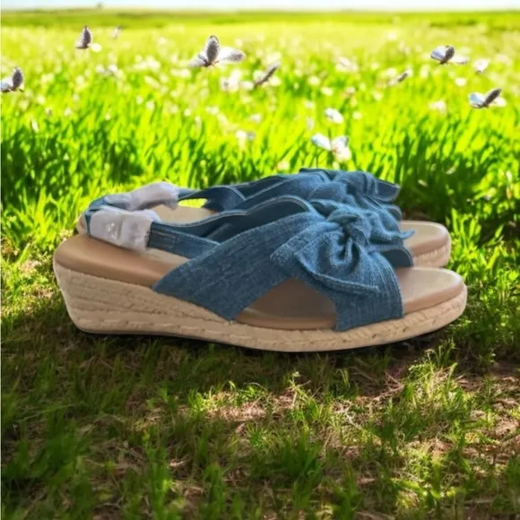 Coutgo Platform Espadrille Slingback Summer Dress Sandals