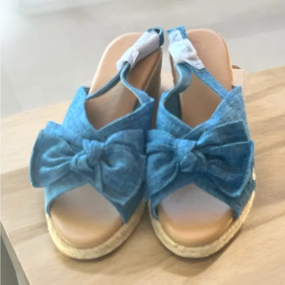 Coutgo Platform Espadrille Slingback Summer Dress Sandals