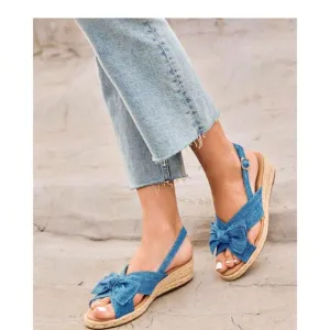 Coutgo Platform Espadrille Slingback Summer Dress Sandals