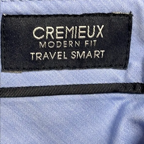 Cremieux Men's NWT 38R Dark Gray Dress Pants Modern Fit Passport Pocket