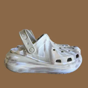 CROCS Classic Crush Marbled Platform Women's Clog Size 9 #B1814