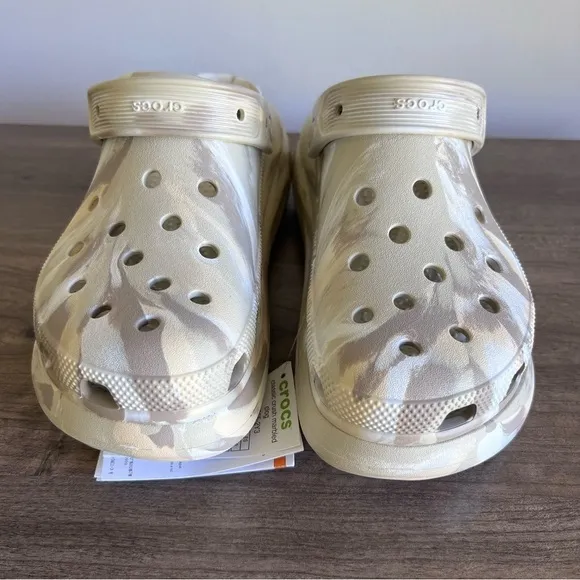 CROCS Classic Crush Marbled Platform Women's Clog Size 9 #B1814