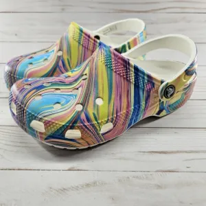 Crocs Clogs Out Of This‎ World II Classic Shoes 206868 Tie Dye Men 5 Womens 7