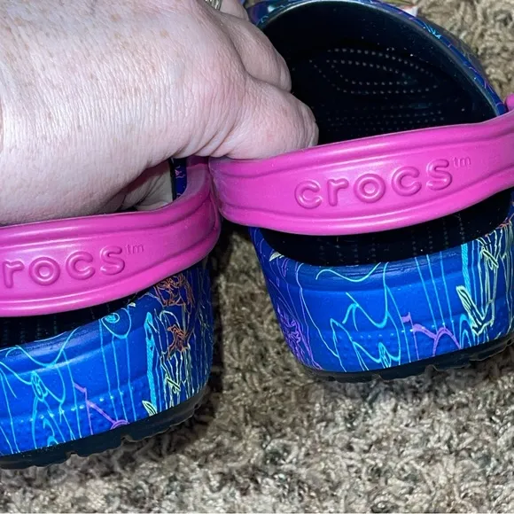 Crocs Disney Kids' Shoes Classic Villain Clogs Water Shoes Slip On Shoes Size J5