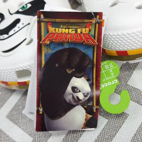 Crocs Kids Shoes Kung Fu Panda Classic Clogs Junior Size 5 Kids' Dress Up Shoes