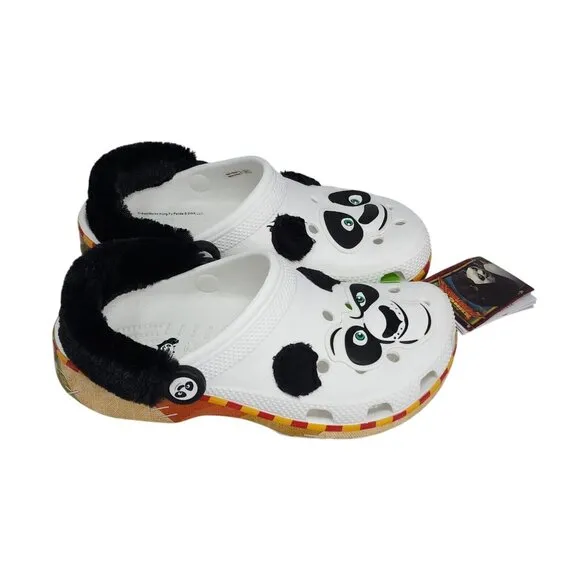 Crocs Kids Shoes Kung Fu Panda Classic Clogs Junior Size 5 Kids' Dress Up Shoes