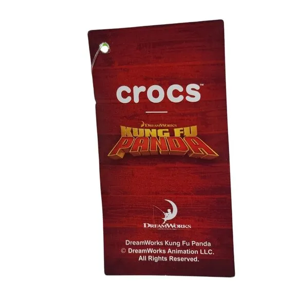 Crocs Kids Shoes Kung Fu Panda Classic Clogs Junior Size 5 Kids' Dress Up Shoes