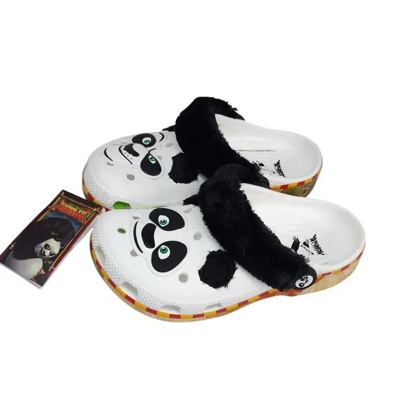 Crocs Kids Shoes Kung Fu Panda Classic Clogs Junior Size 5 Kids' Dress Up Shoes