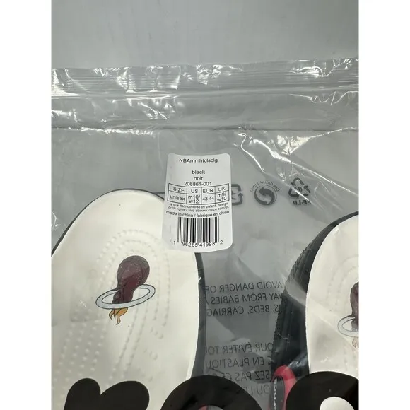 Crocs NBA Miami Heat Classic Clogs Mens Size 10 208861-001 Basketball NEW