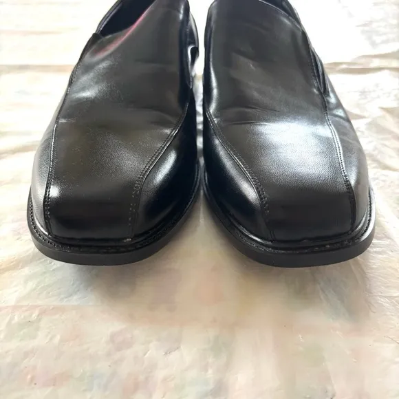 Croft &amp; Barrow Ortholite Black Loafer Dress Shoes Slip On SZ 12 W NWOT