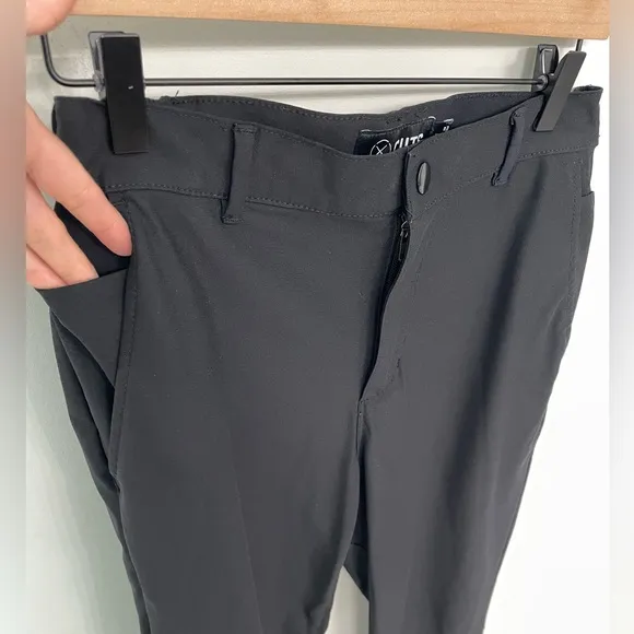 CUTS AO Jogger Pants Mens Medium Black Slim Fit Modern Business Casual Travel 22