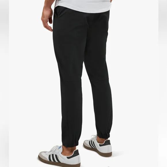 CUTS AO Jogger Pants Mens Medium Black Slim Fit Modern Business Casual Travel 22