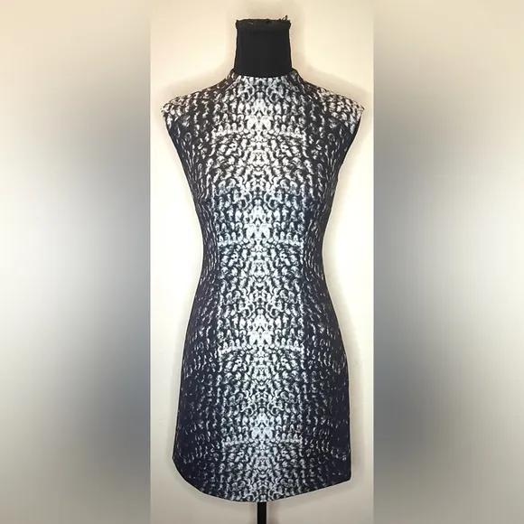 Cynthia Steffe- Scuba Abstract Art Modern Print Cocktail Dress Size 0