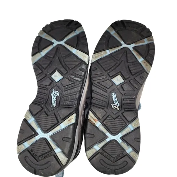 Danner Free People Women's Size 7 Hard Toe Lace Up Shoes Grey Black