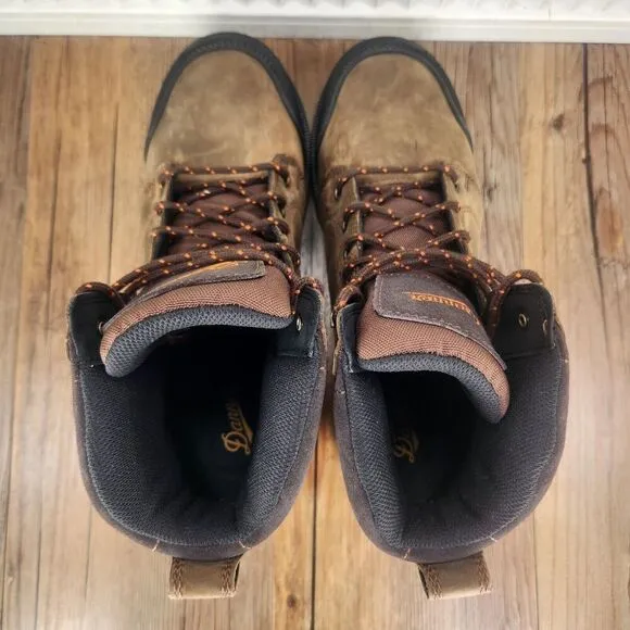 Danner Trakwelt 13245 6&quot; Waterproof Soft Toe Work Boots Mens 9.5 EE Wide Nubuck
