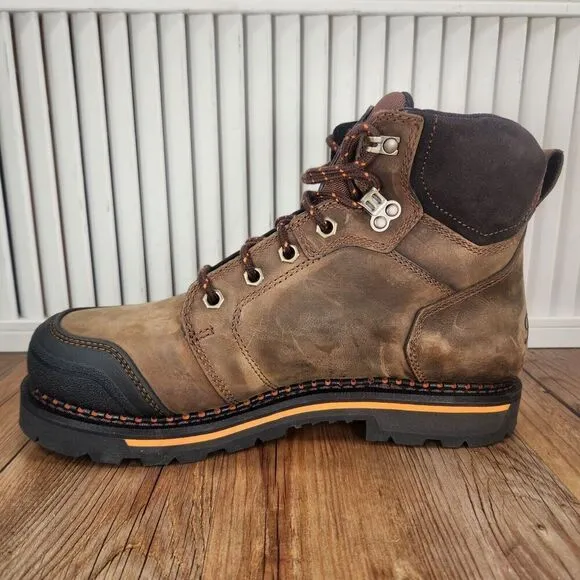 Danner Trakwelt 13245 6&quot; Waterproof Soft Toe Work Boots Mens 9.5 EE Wide Nubuck