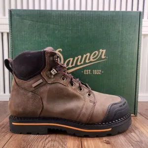 Danner Trakwelt 13245 6&quot; Waterproof Soft Toe Work Boots Mens 9.5 EE Wide Nubuck