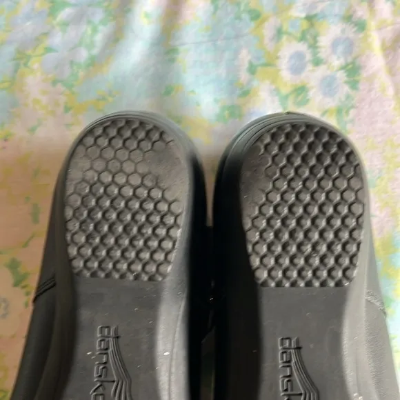 Dansko | Fawna Black Leather Mary Jane Size 37/7 1.5&quot; Heel Arch Support Comfort