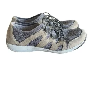 Dansko Holland Lightweight Comfort Walking‎ Shoes Charcoal Suede Lace Up EUR 39