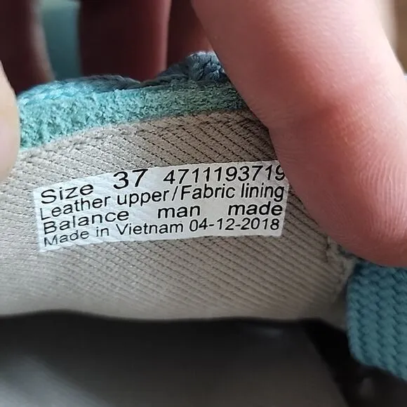 DANSKO ORLIS NAPPA PERFORATED SNEAKERS NIB LADIES 37 AQUA BLUE