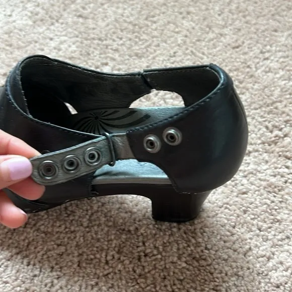 DANSKO Ryder Black Leather Studded Clogs