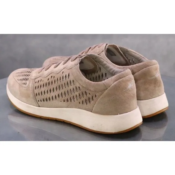 Dansko Sport Women's Sneakers Shoes Size EU 40 US 9.5-10 Perforated Suede Tan