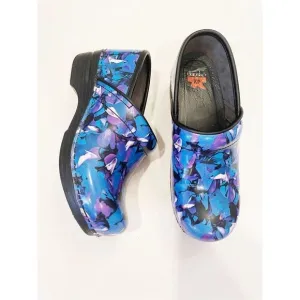 Dansko XP Peofessional Clogs Slip On Size 38 Blue Purple