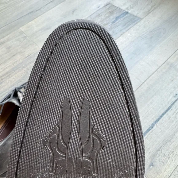 Di Bianco Black Leather Italian Dress Shoes
