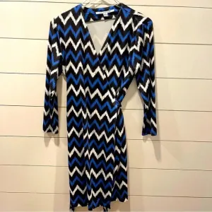 Diane Von Furstenberg Classic Wrap Dress Womens Size 8