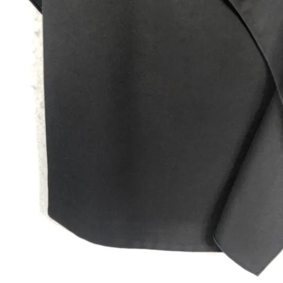 Diane Von Furstenberg Dress Womens 10 Black Abstract Modern Contermporary Office