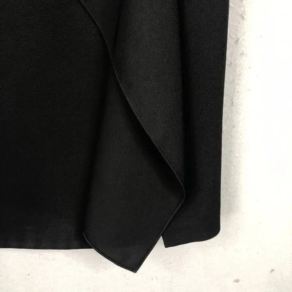 Diane Von Furstenberg Dress Womens 10 Black Abstract Modern Contermporary Office