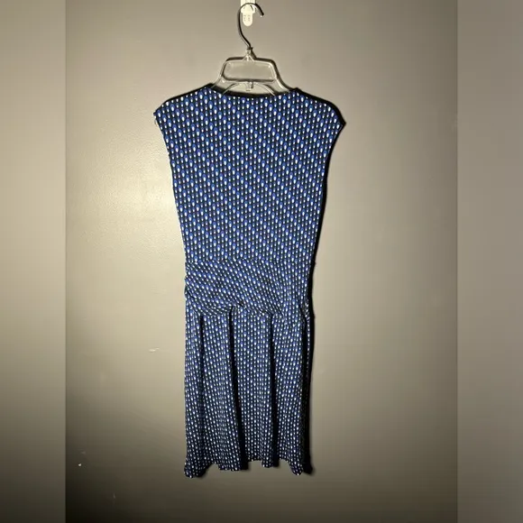 Diane Von Furstenberg Leora Faux Wrap Silk Jersey Sheath Dress Size 8