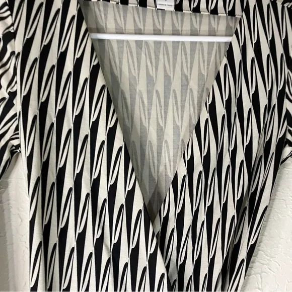 DIANE Von Furstenberg New Julian Two Jersey Silk Wrap Dress in Modern Harlequin