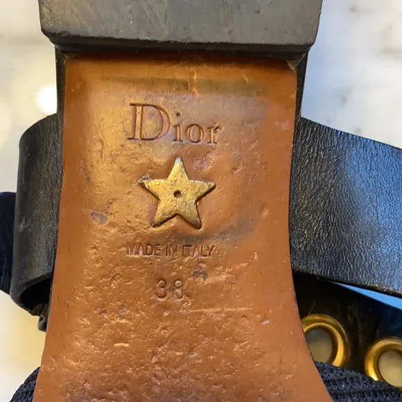 Dior slides mules D-Dior 38