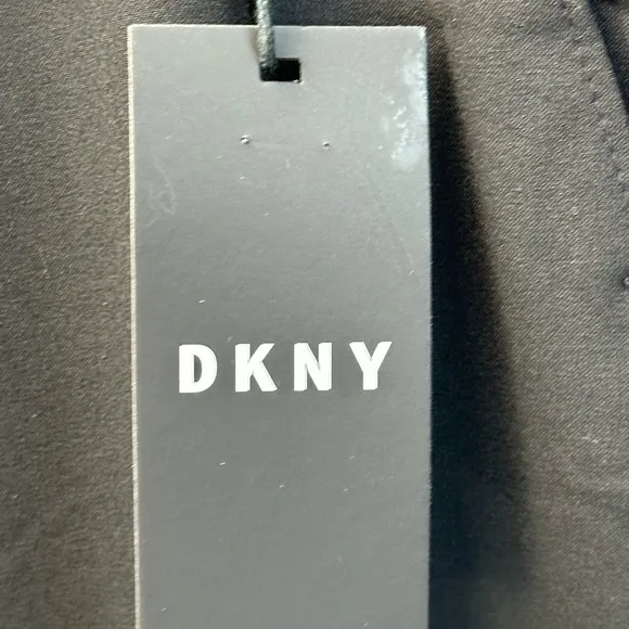 DKNY Dario Modern Fit Flat Front Dress Suit Pants - Black - size 36W x 29L